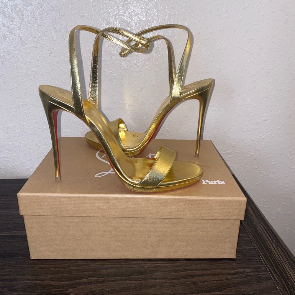 GOLD CHRISTIAN LOUBOUTIN